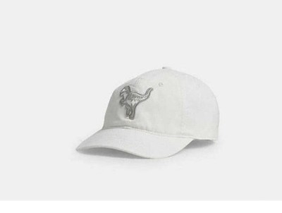 Coach Rexy Patch Baseball Hat Size: XS/S Color: ''Off White''