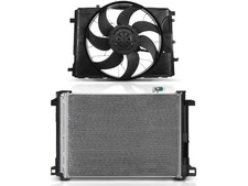 For 2012-2015 Mercedes C250 A/C Condenser and Cooling Fan Kit APR 15687NKJG 2013