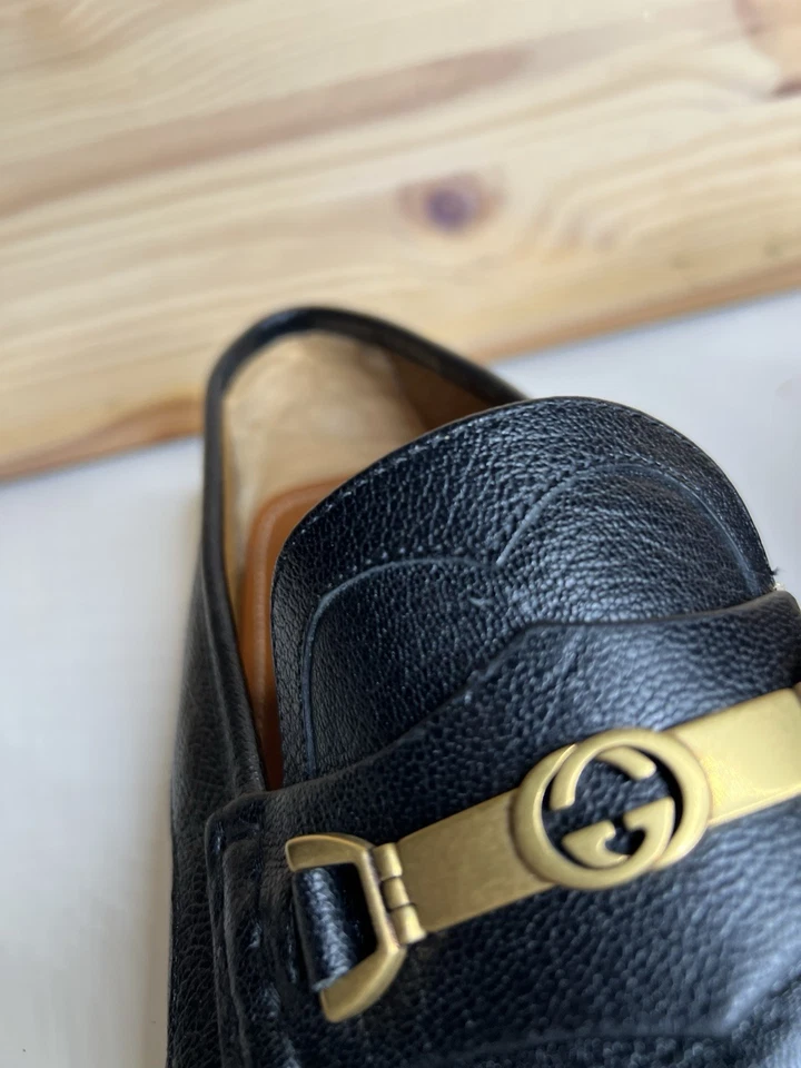 Mocasines Gucci 655519 para hombre entrelazados GG Horsebit Gucci 9,5 EE. UU. 10 Foto 2 de 4