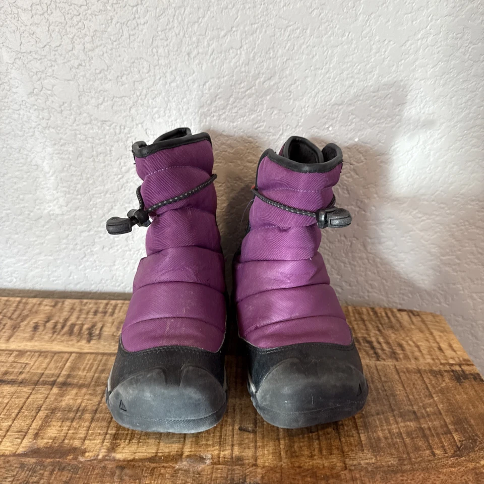 Botas de Nieve Impermeables Keen Niños Puffrider Talla 12 Niñas Púrpura Invierno Foto 4 de 4