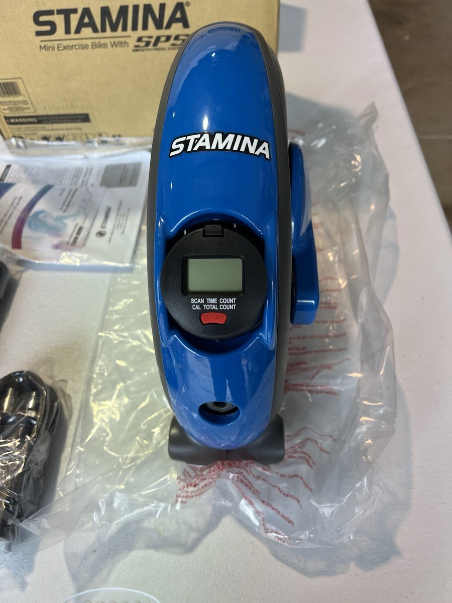 Stamina Mini Exercise Bike with Smooth Pedal System - Blue for Stamina Mini Exercise Bike with Smooth Pedal System - Blue for
