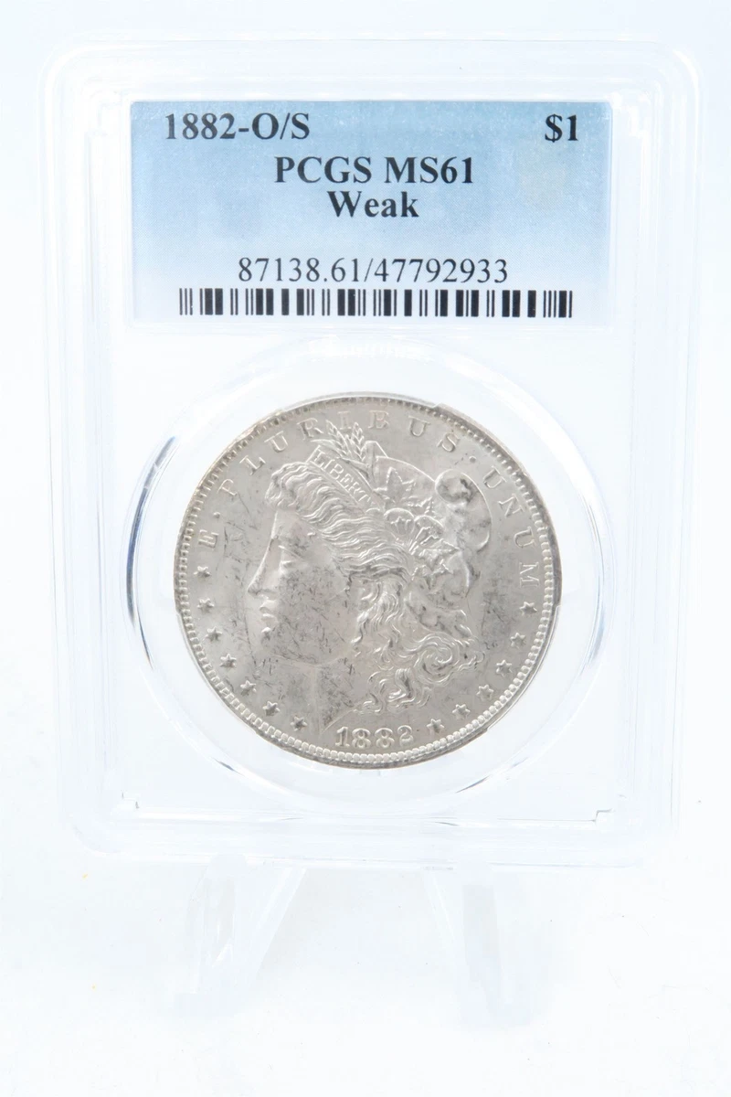 MS 61 Graded 1882 Year Morgan US Dollars (1878-1921) for sale | eBay