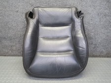 05-10 Chevrolet Corvette C6 Front Left Seat Lower Leather Cushion Black Oem