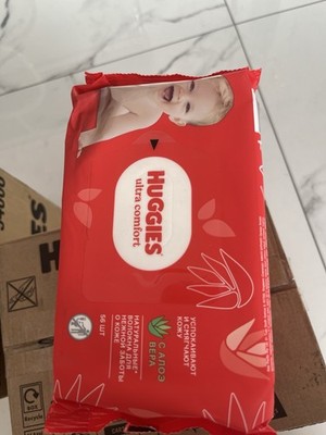 Huggies Ultra Comfort Baby Wipes Aloe Vera 3 Pack Ultra Comfort Model