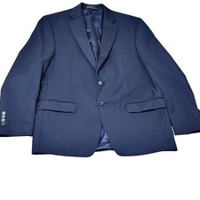 Lauren Ralph Lauren Suit Jacket Mens 42R Blue Wool Two Button Blazer Canada