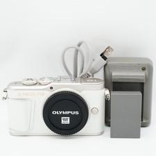 "1611 Counts" OLYMPUS PEN E-PL9 16.1MP Digital Camera Body White 06016