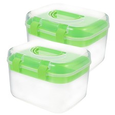 2 Pcs Organizing Box Multipurpose Storage Case Sewing for Supplies