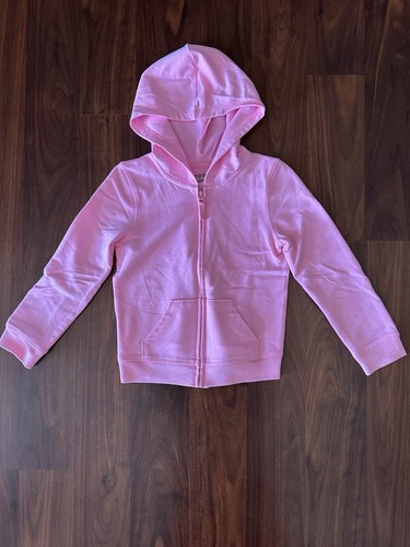Jumping Beans Girls Zip Up Hoodie With Pockets SZ 5T Pink