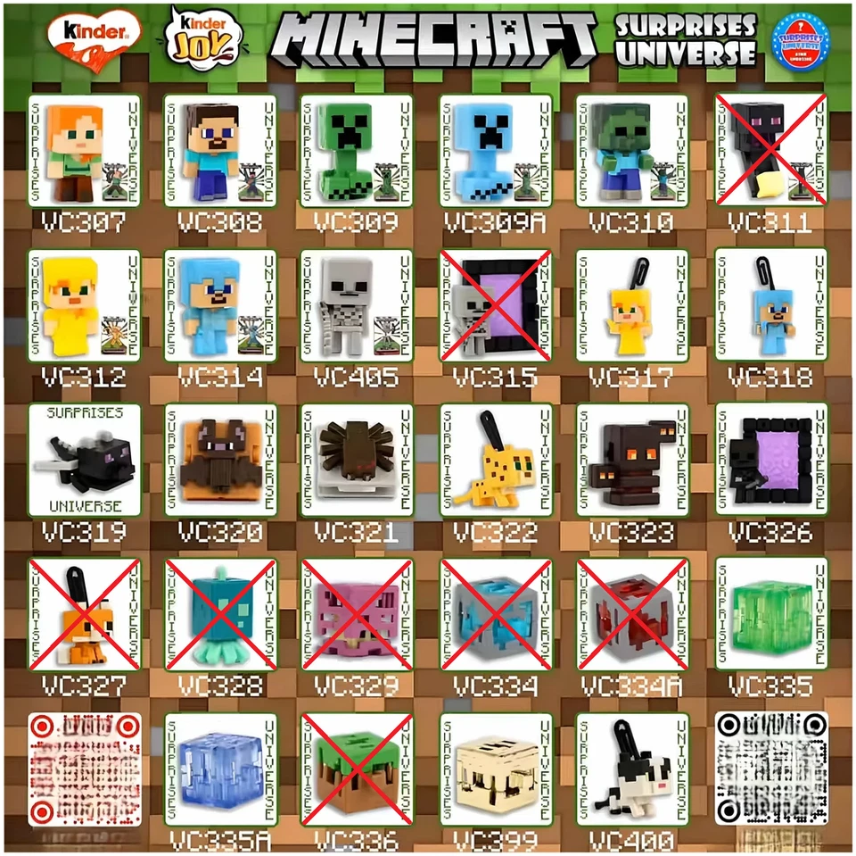 Original Kinder Joy Minecraft 2026 Figur inkl. BPZ + Zubehör (Auswahl) - Bild 1 von 2