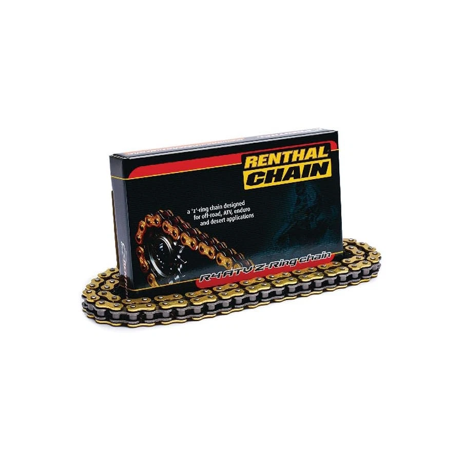 Cadena anillo Z Renthal 520 R4 ATV - oro, 100 eslabones C302 Foto 2 de 4
