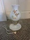 VTG Milkglass Pheasant Table Top Lamp Night Light, Plug In