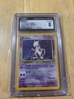 Pokémon TCG Mewtwo 10/102 Base Set Holo Rare 1999 CGC 8 60 HP Psychic