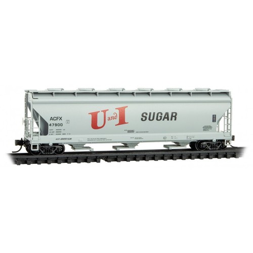 N MICRO TRAINS 093 00 200 U&I Utah Idaho Sugar Co. 3 bahías tolva cubierta 47900 | Zustand: New