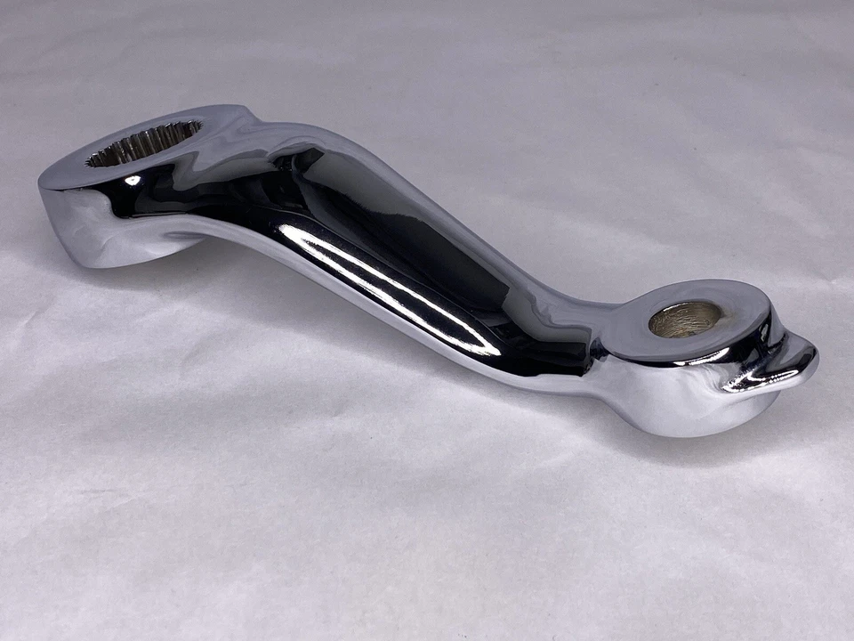 77-96 Cadillac Fleetwood Brougham D’elegance Steering Pitman Arm Show Chrome - Image 2 of 3