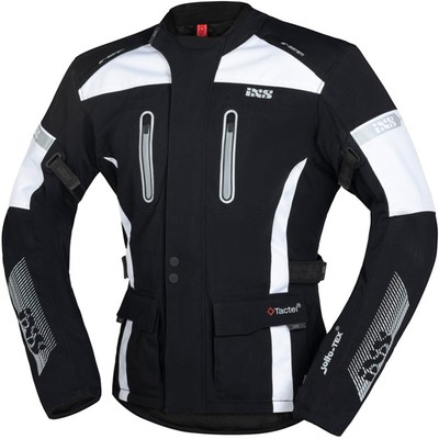 IXS Pacora-ST Size 4XL Men Motorcycle Jacket Touring Textile Jacket Black-White
