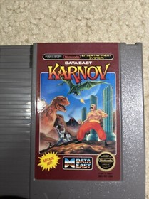 Karnov (NES) Cart Only Authentic Data East Clean Label Tested Works