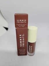 NIB Summer Fridays Dream Lip Oil in ROSEWOOD NIGHTS Full Size 0.15 fl oz New!