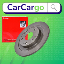 Brembo Solid Rear Brake Discs Pair For Honda Civic 1.6 i-DTEC 2013-2016 276 mm
