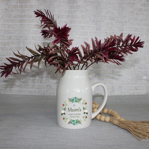 Personalisierte Milchkännchen Vase - "If Mum's Were Flowers..." Individuelles Milchkännchen - Bild 8 von 11