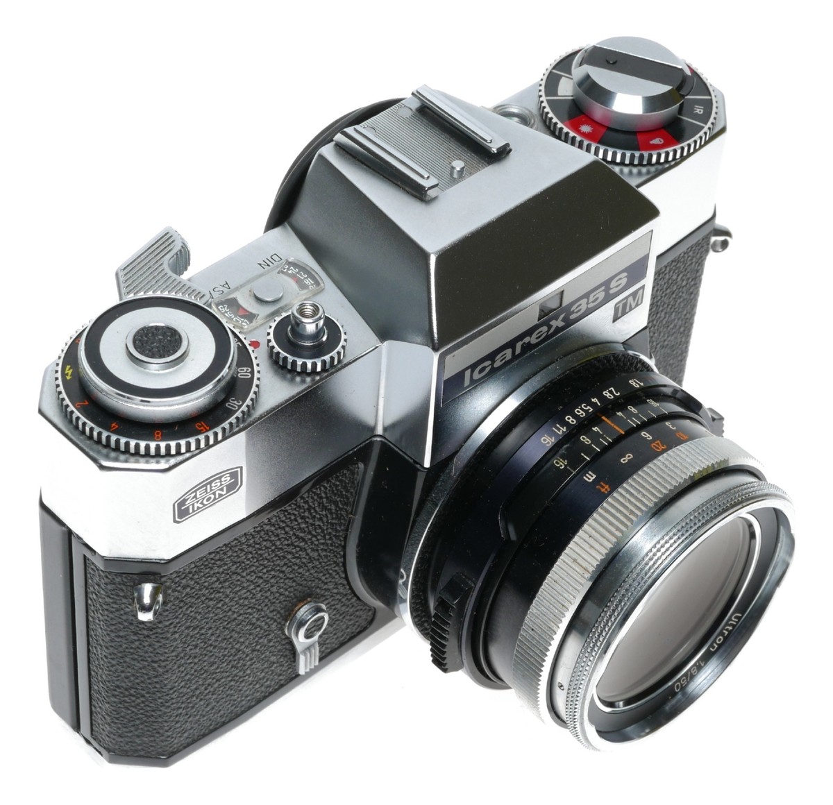 Zeiss Ikon Icarex 35S TM SLR Film Camera M42 Ultron 1.8/50 | eBay UK