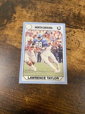 1990 Collegiate Collection North Carolina Tar Heels - #64 Lawrence Taylor RC 