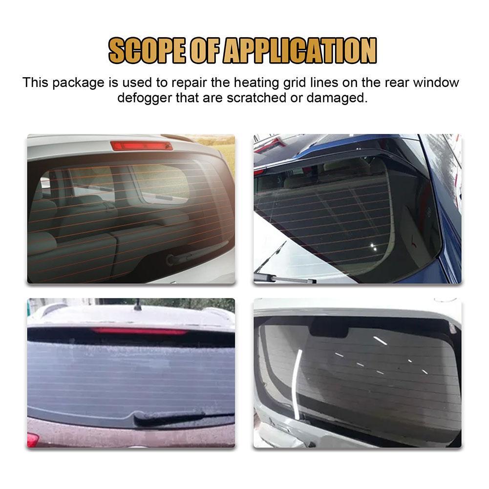 Car Rear Window Repair Kit Quick Repair Scratched Broken Auto Care