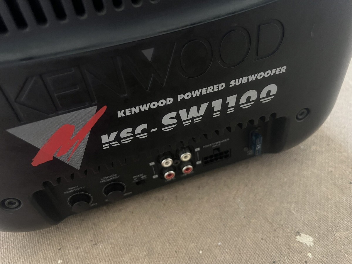 kenwood car subwoofer KSC-SW1100 USED IN GOOD WORKING