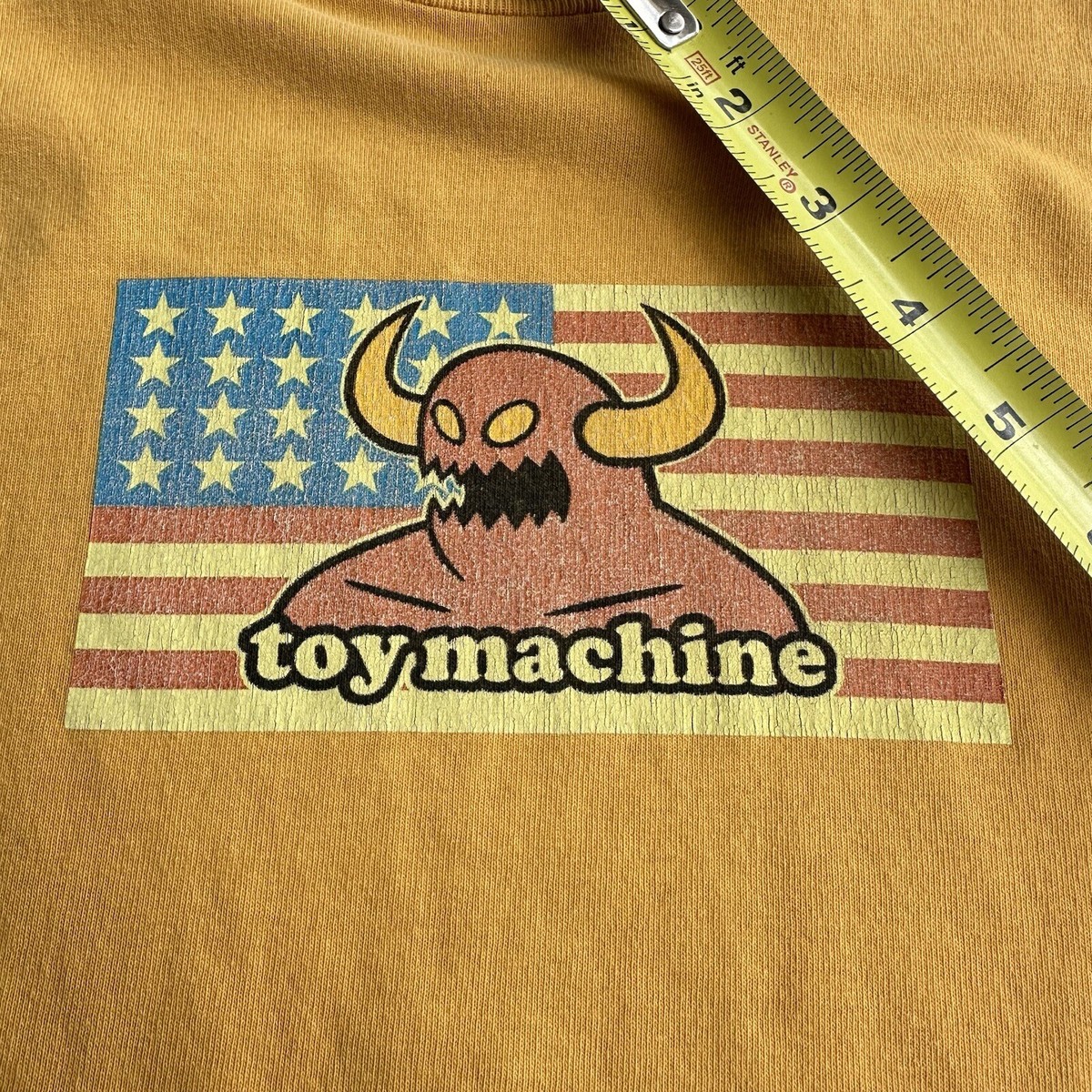 Vintage 90s Toy Machine Skateboards Monster Flag Logo T Vintage 90s Toy Machine Skateboards Monster Flag Logo T
