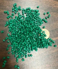 PP Plastic Pellets Polypropylene Resin Material Injection Molding Green 10 Lbs