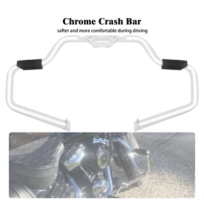 Crash Bar Engine Guards For Softail Motorcycles – Black, High Strength, Easy Fit