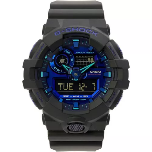Casio G-Shock Analog Digital Virtual Blue Series Watch GA700VB-1A New