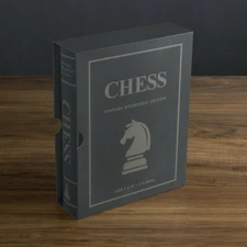Chess Vintage Bookshelf Edition by WS Game Company Classic Deluxe Board Game New