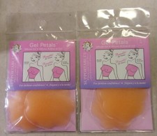 Reusable Supportables Booby Gel Petals Silicone Gel. Lot of 2.