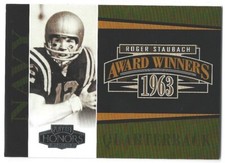 ROGER STAUBACH 2005 PLAYOFF HONORS AWARD WINNERS COWBOYS NAVY MIDSHIPMEN O2