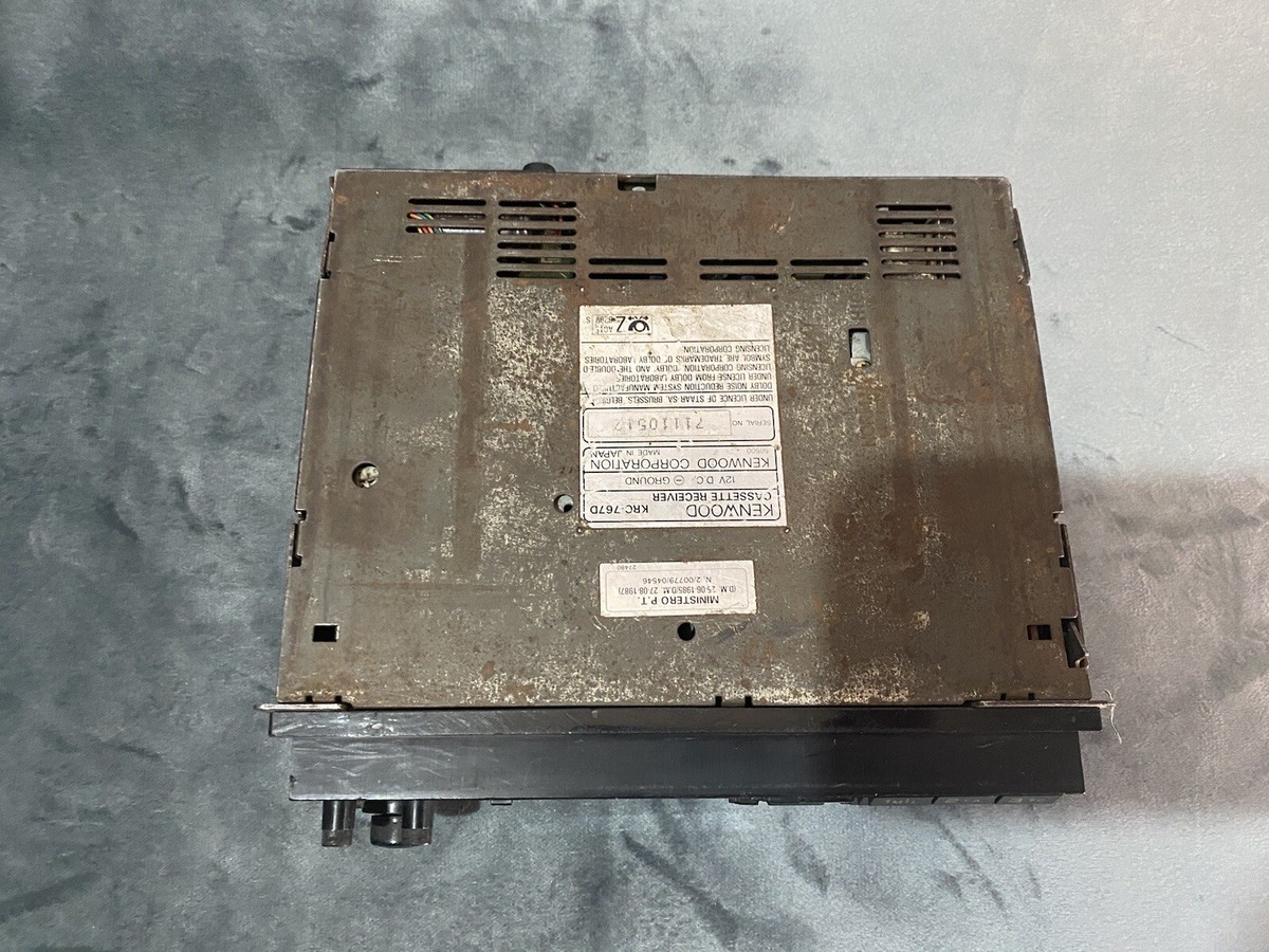 Vintage Kenwood KRC-767D Cassette Player Old School Car stereo