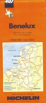 Benelux. Karte Nummer 407 - Michelin Travel P... - V396108