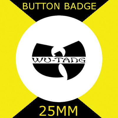 WU-TANG CLAN- LOGO - IMAGE-BUTTON BADGE 25MM/1" D PIN GREAT GIFT FOR