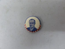 OLD RARE VINTAGE POLITICAL PINBACK BUTTON FRANKLIN D ROOSEVELT 1940'S 1 1/4 INC 