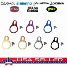 Baitcasting Fishing Reel Handle Nut Locking Plate Screw Abu Daiwa Okuma Shimano
