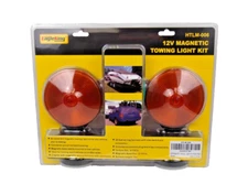 12V Magnetic Towing Trailer Light Kit Amber/Red HTLM-006