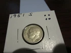 1951 S - USA silver 10 cent - American dime