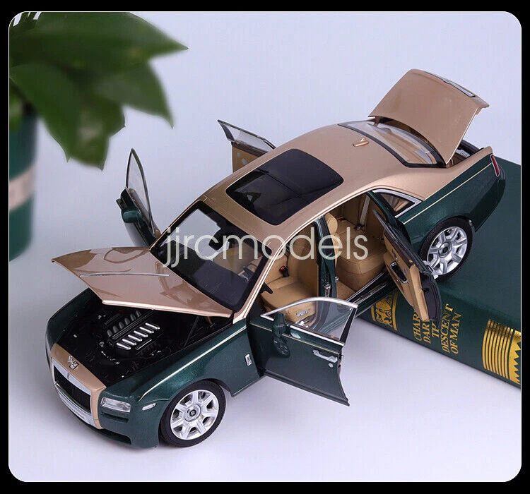 Rolls Royce RR Ghost 1:18 Kyosho verde y dorado doble color Foto 4 de 4