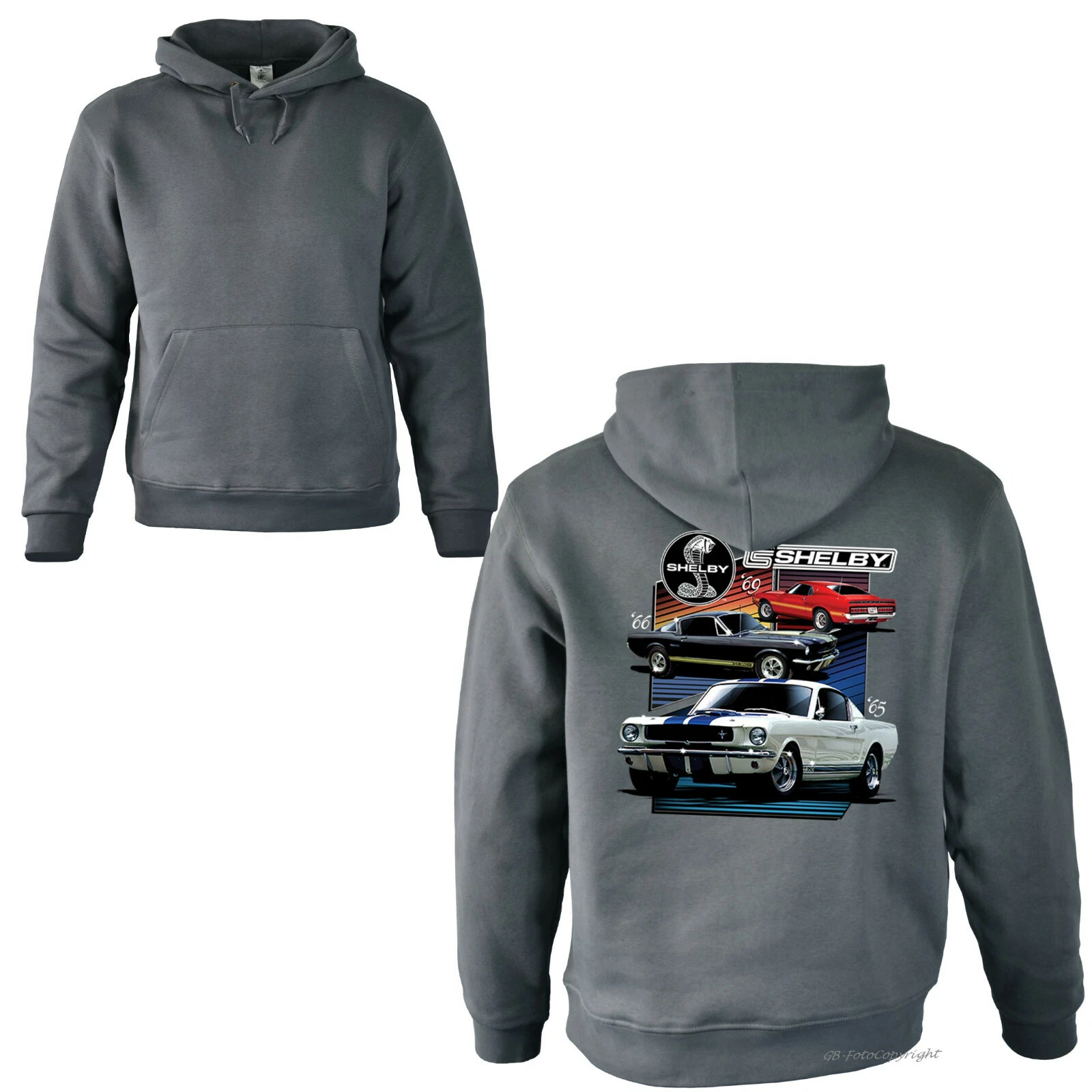 SACAI Felpa Ford Mustang Shelby Cobra felpa con cappuccio licenza auto americana felpa con cappuccio *0189