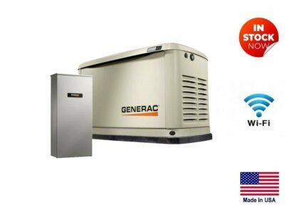 #ad STANDBY GENERATOR LP amp; NG Fired 26 kW 120 240V 200 Amp Transfer Switch $9728.99