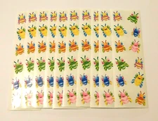 Mrs. Grossman's Lot of 10 Strips ~Cutie Bees~ Stickers 2007 Scrapbooking