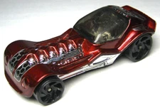 2006 HOT WHEELS DIESELBOY RED 1:64 DIECAST 2 7/8" CAR WITH SILVER - NICE