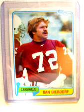 1981 Topps Dan Dierdorf . St. Louis Cardinals #519