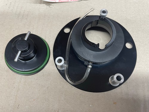 Accossato Gas BLACK Cap for YAMAHA (many) Quick Turn Fuel cap LASER LOGO - Picture 2 of 4