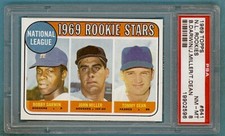 1969 Topps N.L. Rookies Darwin/Miller/Dean #641 PSA 8!