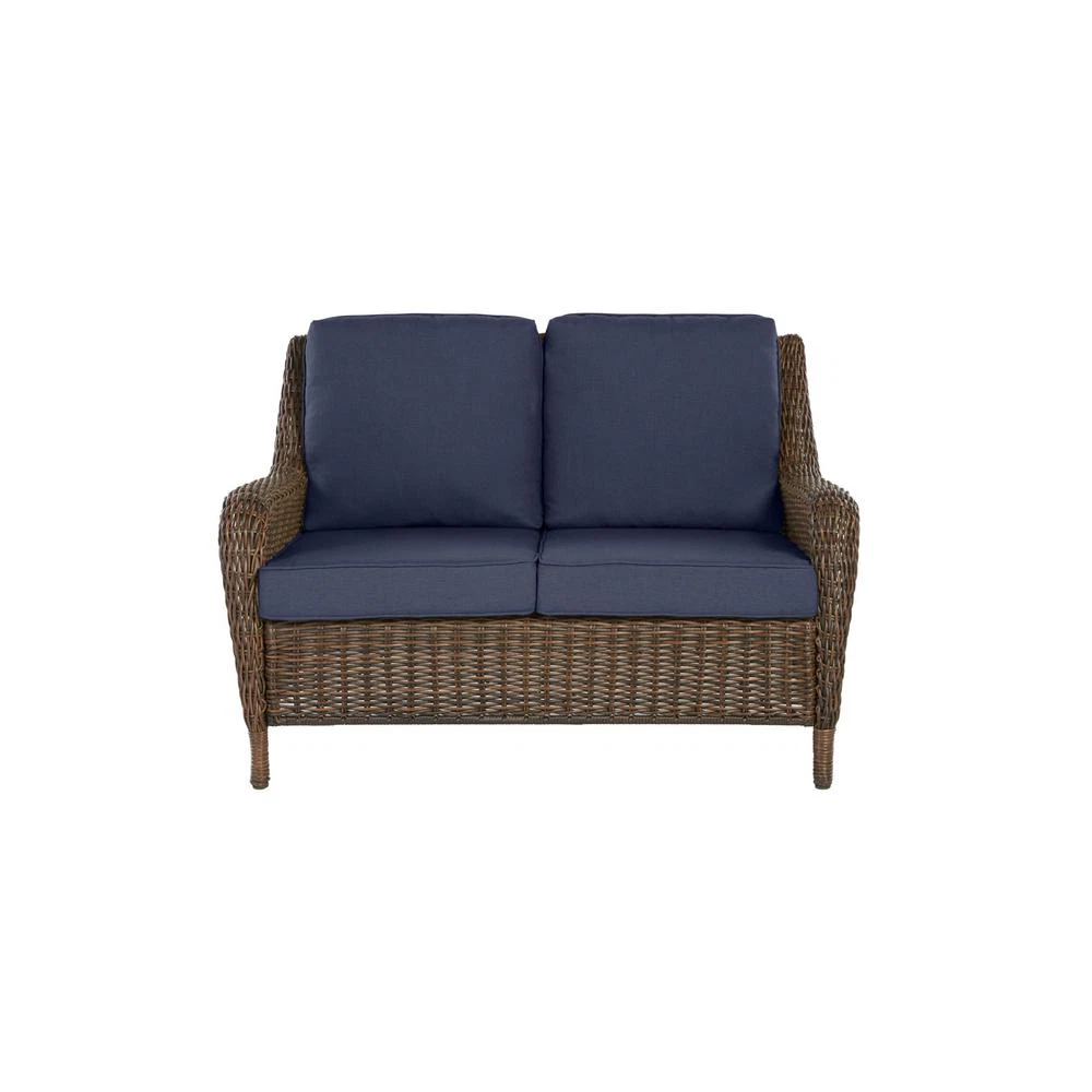 Cambridge brown wicker cheap outdoor patio sofa